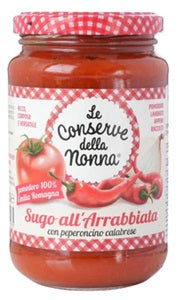 Spicy Tomato Sauce Arrabbiata Conserve della Nonna 350 gr - Italy E04
