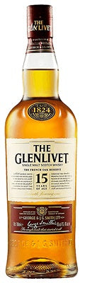 Glenlivet French Oak Reserve 15 Yrs Single Malt Scotch Whisky - Scotland H06