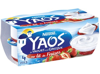 Greek Yogurt Strawberries Yaos Nestlé 4 Pack