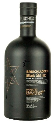 Bruichladdich Black Art 1990 Scottish Barley Single Malt Scotch Whisky - Scotland H06