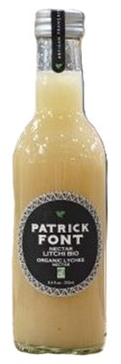 Patrick Font Litchi Nectar Organic Small Glass Bottle 250ml - France B03