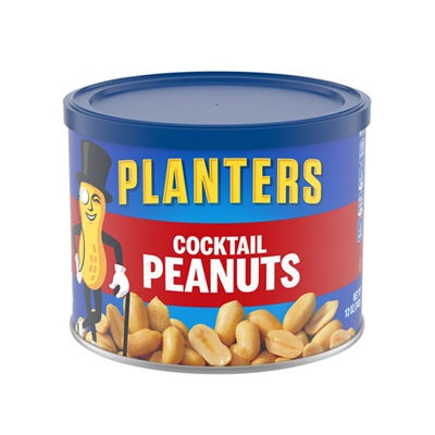 Peanuts Cocktail Sea Salt 340 gr Canister - Planters