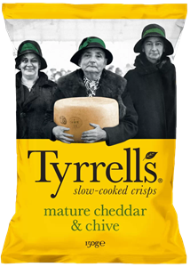 Potato Chips Mature Cheddar & Chive Tyrrell's