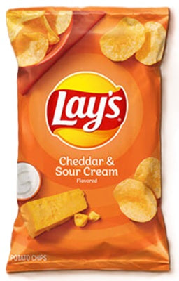 Potato Chips Cheddar and Sour Cream Lay's 150 gr