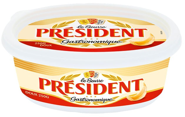 Spreadable Unsalted Butter Président 8.8 oz - 250 gr