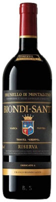 2016 Brunello di Montalcino Greppo Riserva Biondi Santi Tuscany E04 - Italy Red