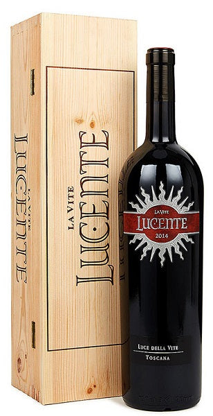 Lucente 2019 Luce della Vite Magnum 1.5L Wooden Box Tuscany - Italy Red E04