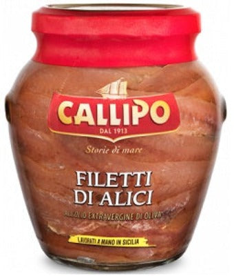 Anchovies Fillets in Extra Virgin Olive Oil Family Size Callipo