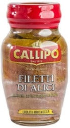 Anchovies Fillets in Extra Virgin Olive Oil Small Size Callipo