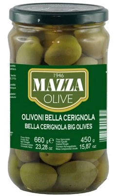 Big Green Martini Cocktail Olivoni Bella di Cerignola 66o gr Mazza