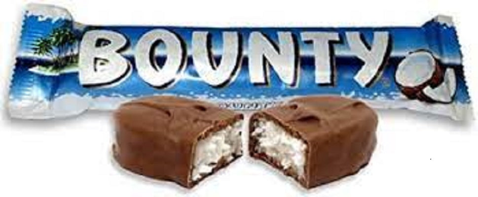 Bounty Coconut Chocolate 5 Pack 2 Bar 285 gr