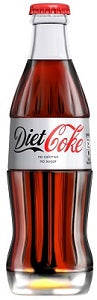 Diet-Coke Small 6 Glass Bottle Pack 8.12 fl oz - 240ml S05