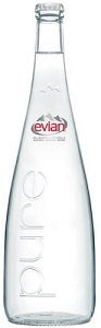 Evian Still Water Glass-Bottle 6 Pack 750ml S05 - France