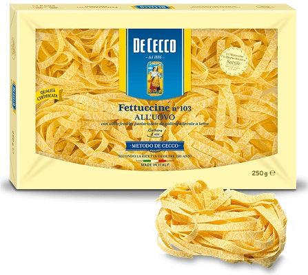 Fettucine Egg 250gr Pasta De Cecco