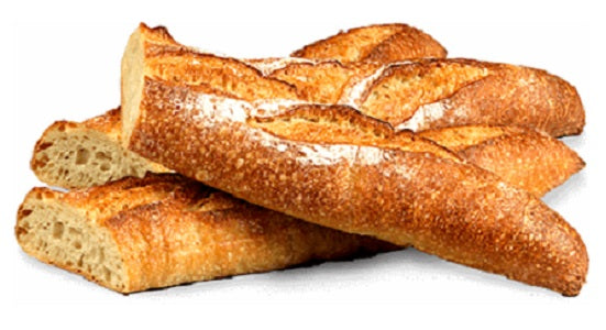 French Baguette accompany with Unsalted or Salted Butter