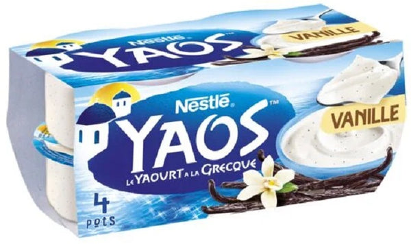 Greek Yogurt Vanilla Yaos Nestlé 4 Pack