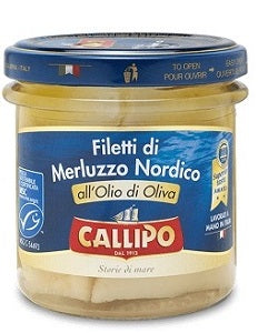 Northern Cod - Merluzzo Fillets in Olive Oil Callipo