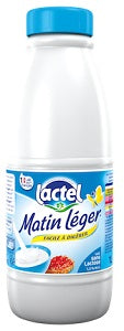 2% Semi-Skimmed Milk Lactose Free 33.81 fl oz Organic - Lait Matin Léger 1 liter Lactel - France