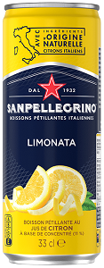 Lemonade Limonata 6 Pack Can 330ml San Pellegrino Sparkling - Italy