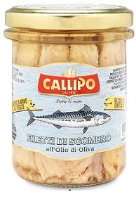 Mackerel - Sgombro Fillets in Olive Oil Callipo