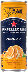 Orange Juice Aranciata 6 Pack 330ml San Pellegrino Sparkling - Italy