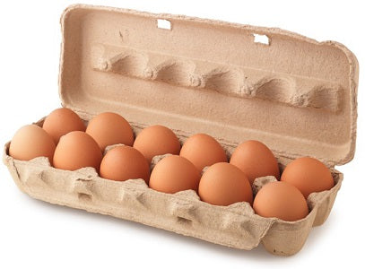 Organic Brown Eggs 12 Pack