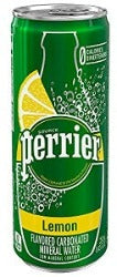 Perrier Sparkling Water Lemon Can 6 Pack 330ml - France