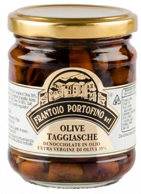Olives Pitted Taggiasche in extra virgin olive oil Portofino