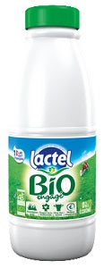 0% Skimmed Milk 33.81 fl oz Organic - Lait Écrémé 1 liter Lactel - France