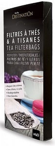 Tea Filters Biodegradable 40 Pieces Box