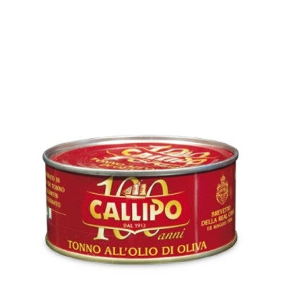 Yellowfin Tuna Fillets in Olive Oil  2 x 5,6 oz - 160 gr Pack Callipo